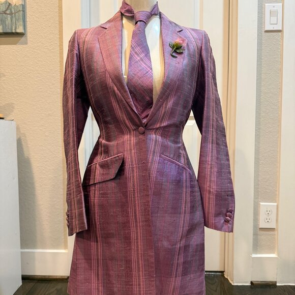 Show Season Jackets & Blazers - Women's lavender silk day coat/saddle seat coat by Show Season. Size small